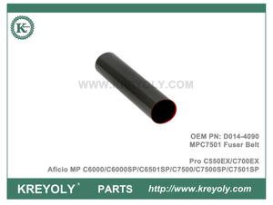 Fuser-Belt D014-4090 Rioch MP C6000 C6000SP C6501SP C7500 C7500SP C7501SP Film de fixation pour unité de fusion