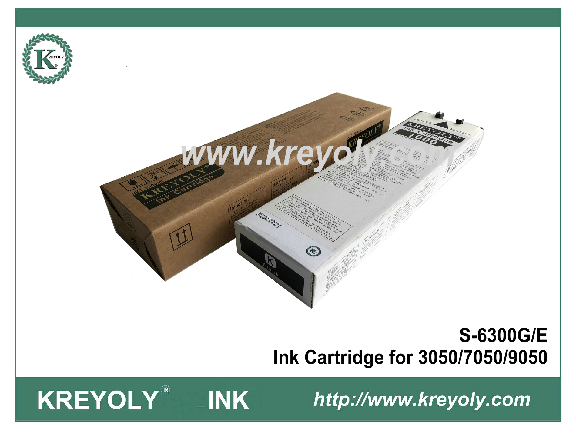 RISO S-6300 Black Ink Cartound pour Comcolor 3050 7050 9050 Machine à jet d'encre