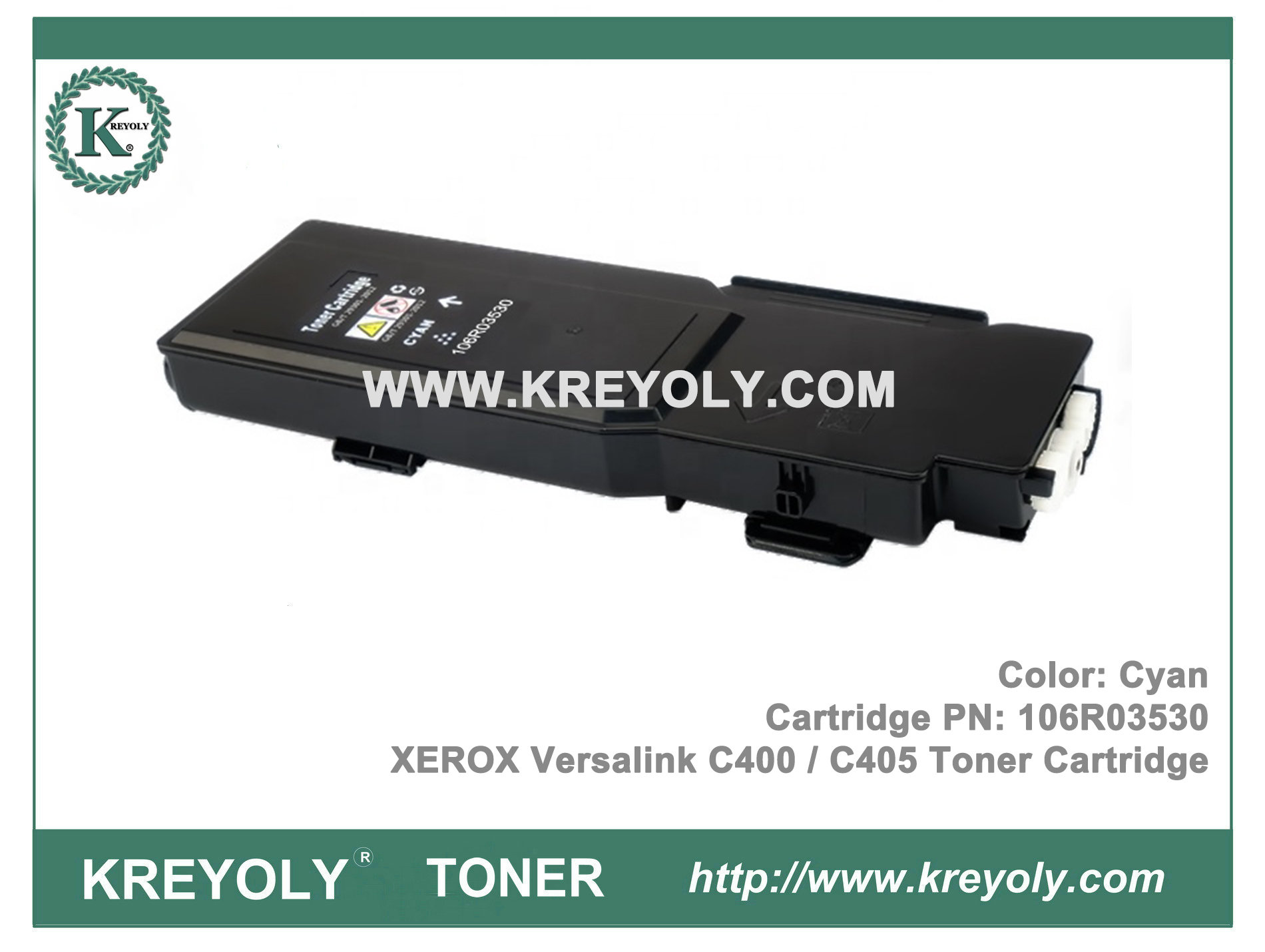 Cartouche de toner couleur Xerox Versalink C400 C405 106R03528 106R03529 106R03530 106R03531