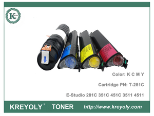 Cartouche de toner couleur T-281C pour Toshiba E Studio 281C 351C 451C 3511 4511