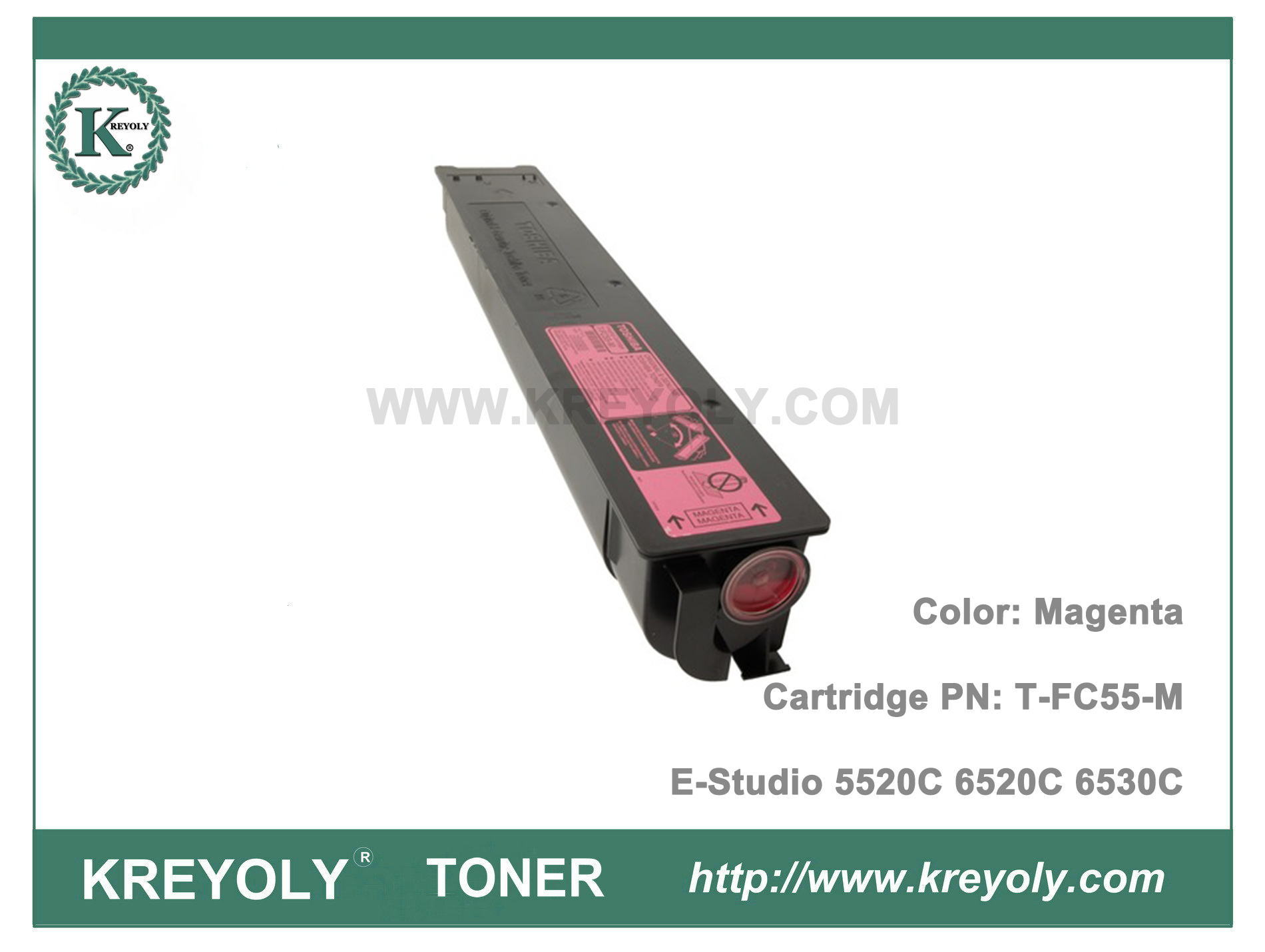 Toner Toshiba T-FC55 pour E STUDIO 5520C 6520C 6530C