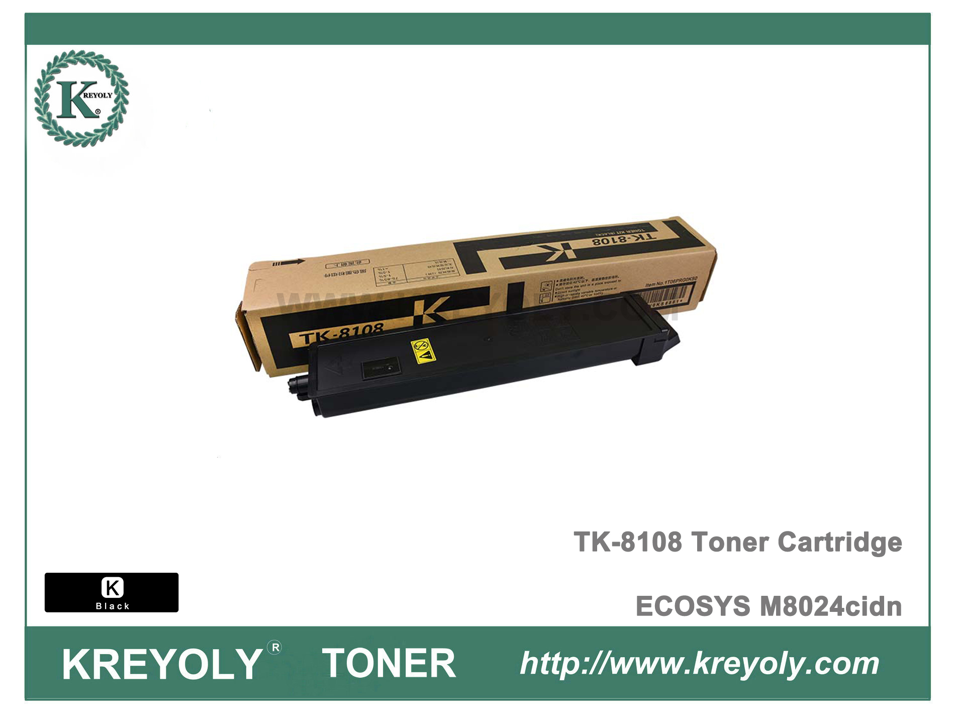 Cartouche de toner TK-8108 pour ECOSYS M8024cidn TK-8105