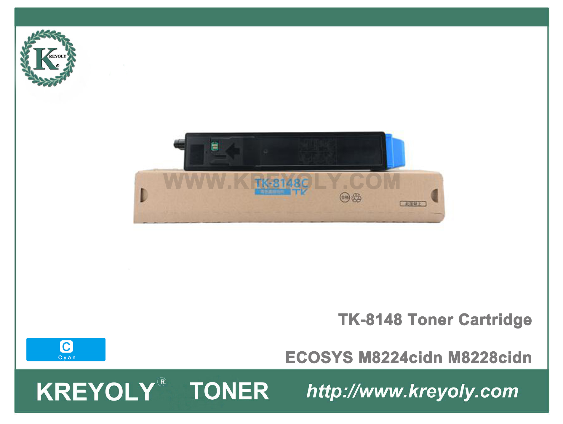 Cartouche de toner TK-8148 pour Kyocera ECOSYS M8224cidn M8228cidn