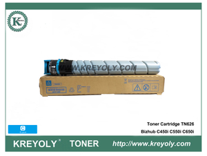 Cartouche de toner TN626 pour Konica Minolta BizHub C450i C550i C650i